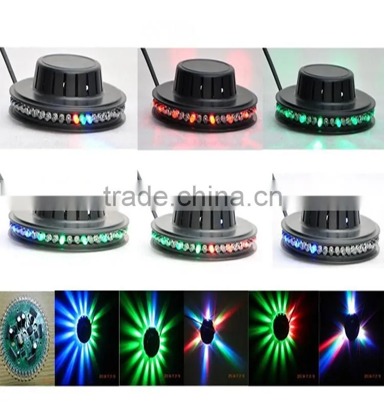 6W Rotating RGB LED Disco Stage Light Effect Party Club Lighting Projector