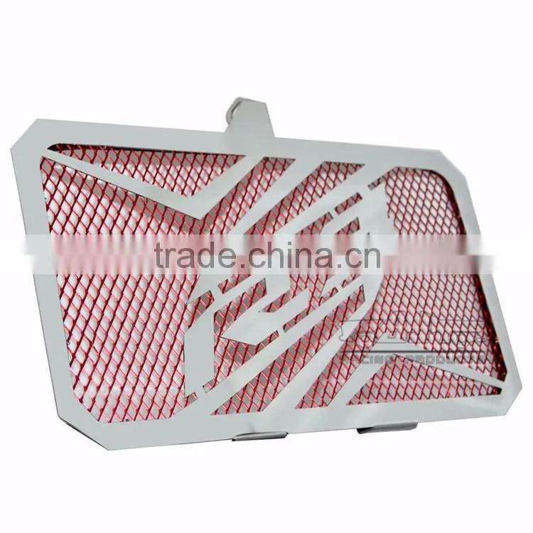 BJ-RG-YA004 Hot Selling Motorcycle Parts Stainless Steel 304 Red Radiator Grill Guard Protector For Yamaha yzf R25 2015 2016
