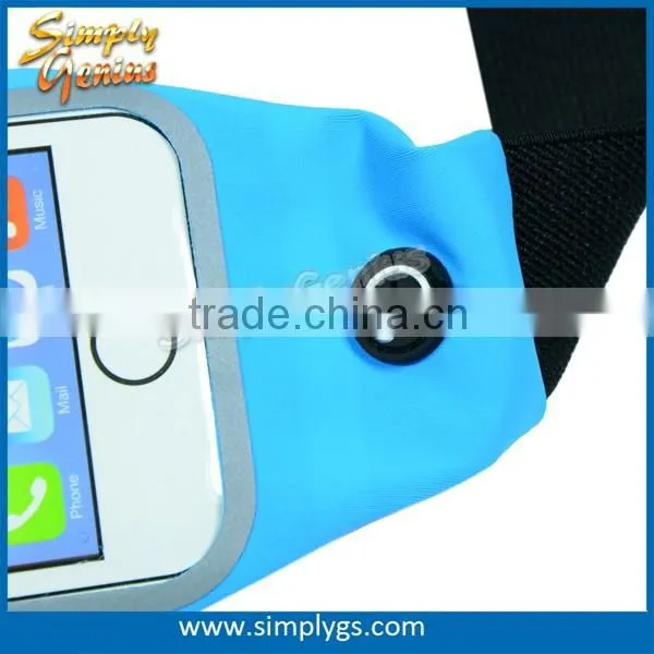 (#1 fitness belt) touch screen polymer running belt for iphone 6 plus