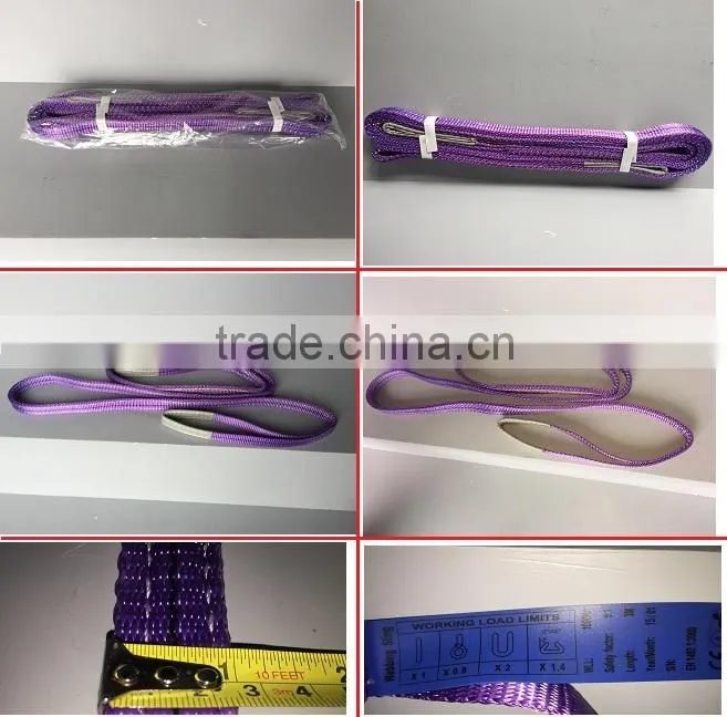 Heavy Duty Polyester Webbing Sling & Tie Down Straps Industrial