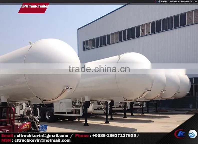 ChengLi 3 Axles 50000 liters LPG Propane Tank Trailer