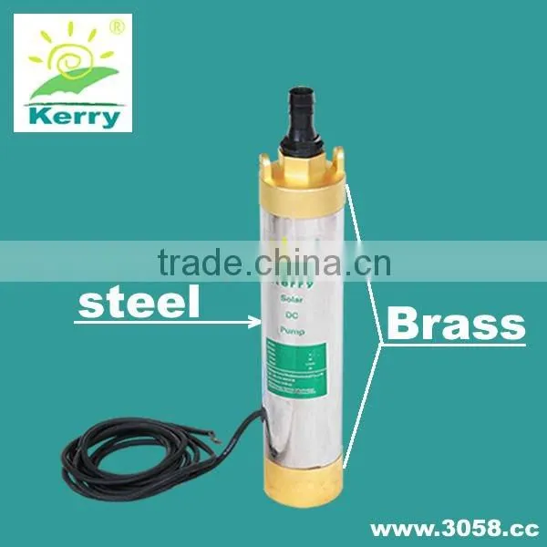 Without inverter submersible low-carbon lightweight solar pump for 100m deep well
