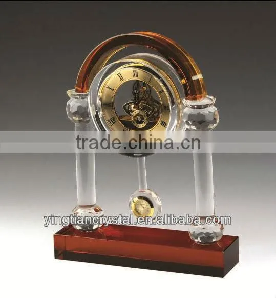 Fashion decoration crystal clock