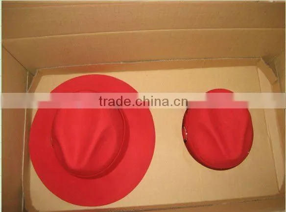 Lady wool felt hats cloche hats