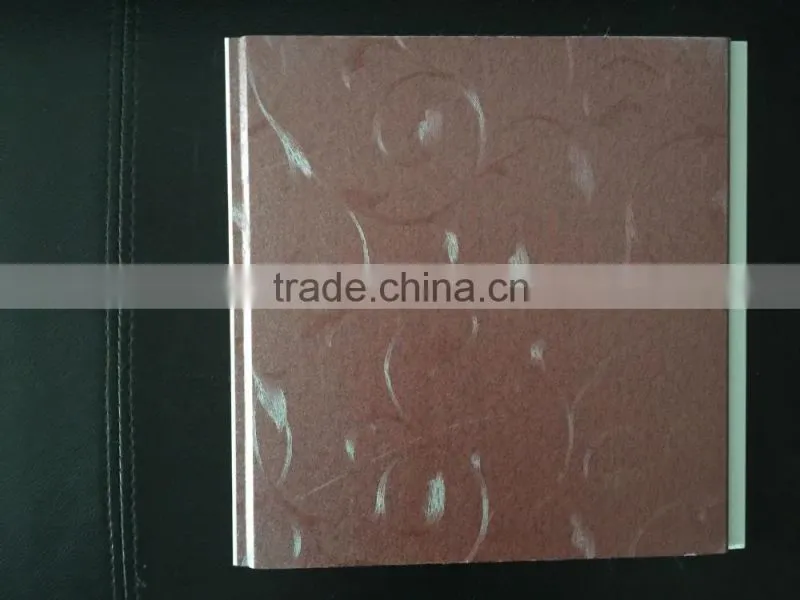 pvc wooden design wall panel popular in INDIA
