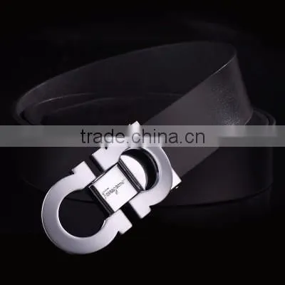 Man's Official Black Real Leather Belt