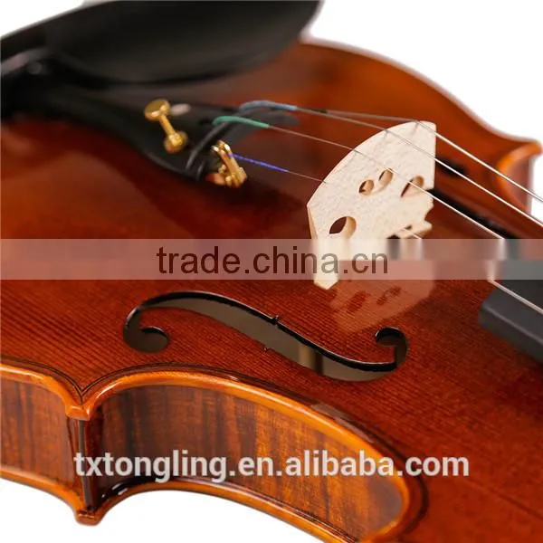 (TL004-3) High Quality Flamed Violin Painted Violins 4/4, 3/4