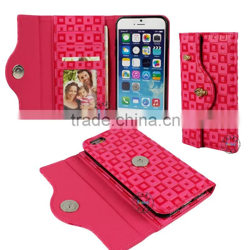 shockproof case for iphone 6, card slots case for iphone 6 ,for iphone 6 flip leather case