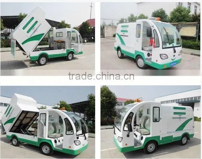 Brand New 1000kg Capacity Self Unloading Electric Garbage Truck for Sale