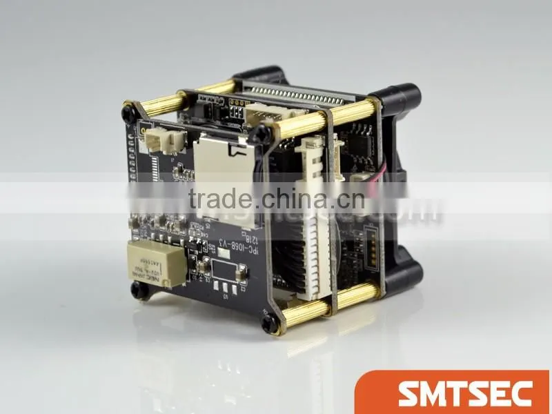 WDR IP Camera Module 1/3" Panasonic 34229 CMOS 2.0MP 1080P Hi3516D DSP CCTV Security PCB Board Functions DIY (SIP-E229D)
