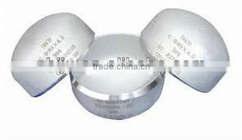 Made in China Stainless Steel Seamless Pipe Fitting 89*4.5 Cap