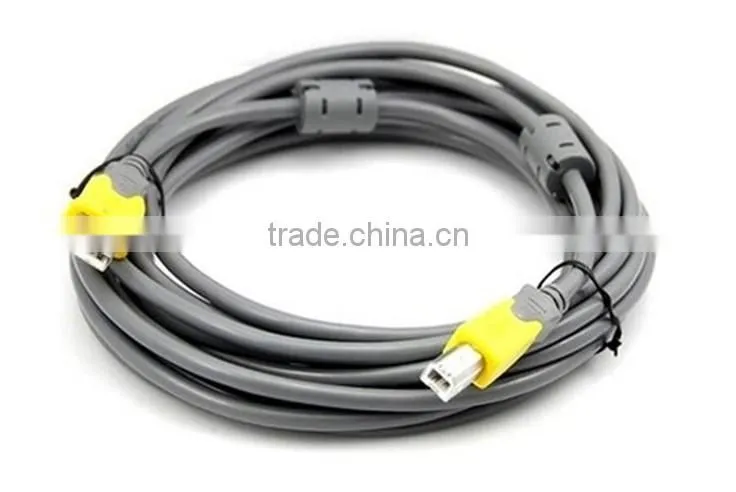 USB 2.0 Male to USB 2.0 Type-B Female Printer / Scanner Adapter Cable