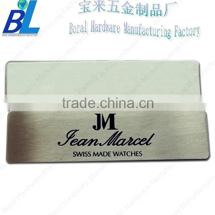 Die casted metal boat name plates