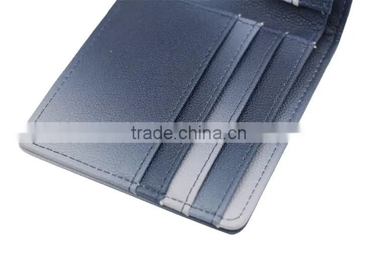 New fashion genuine bifold wallet PU leather male wallets handbag purse