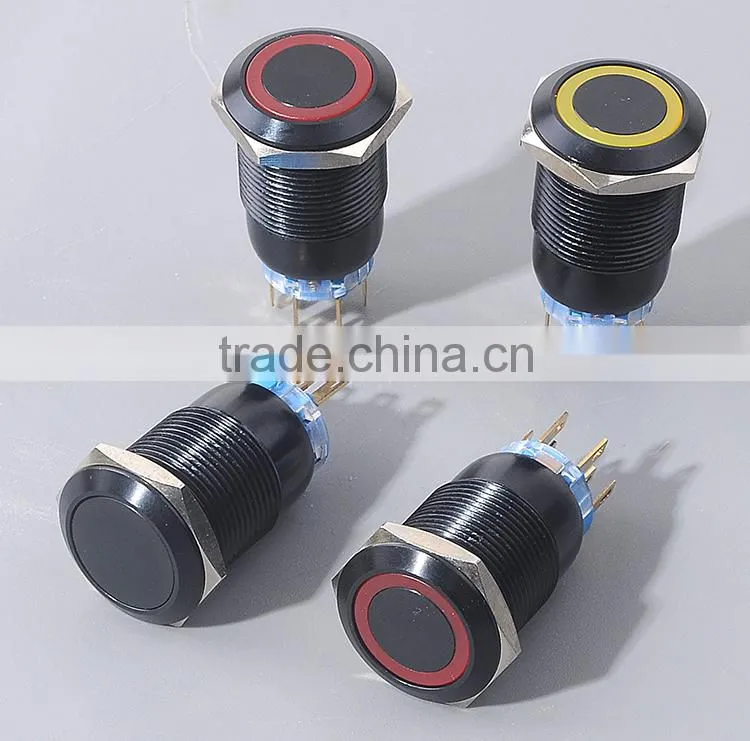 1NO1NC/2NO2NC (LED)Ring illuminated 19m tact switch