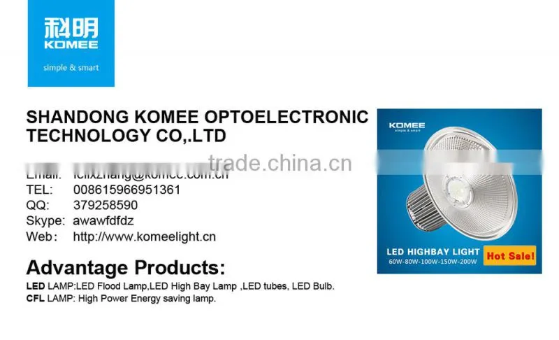 Top quality 3 years warranty DLC ETL CE RoHS approved High bay lamps 80w LED