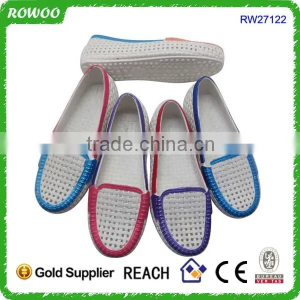 ladies Cheap women elegant pvc footwear pvc straps