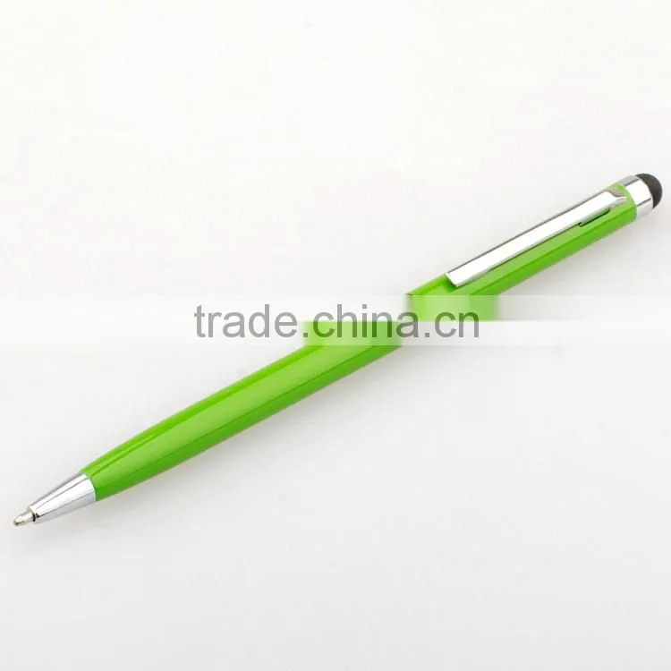 office and school use digital touch stylus metal ball pen for promotional