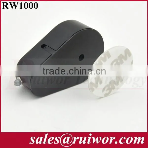 Drop-shaped spring retractable cable reel