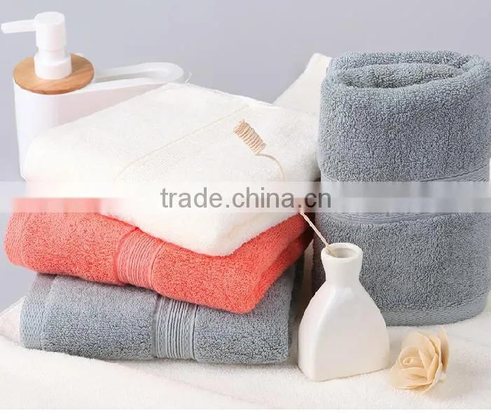 New design white cotton square terry towel with great price