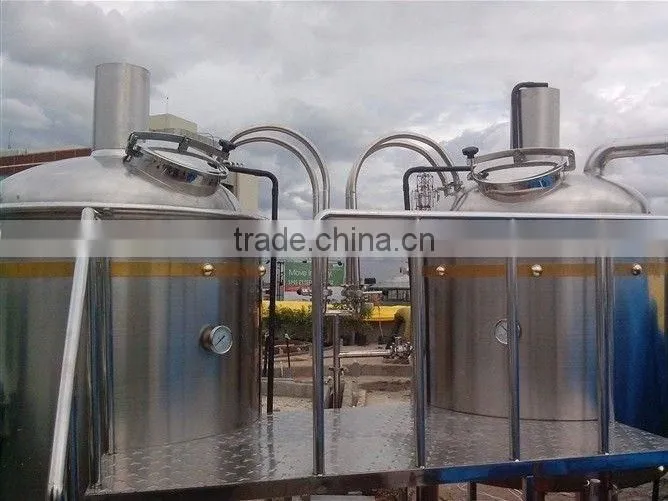 3000L 4000L New technology 3 Vessels Beer Producing equipment