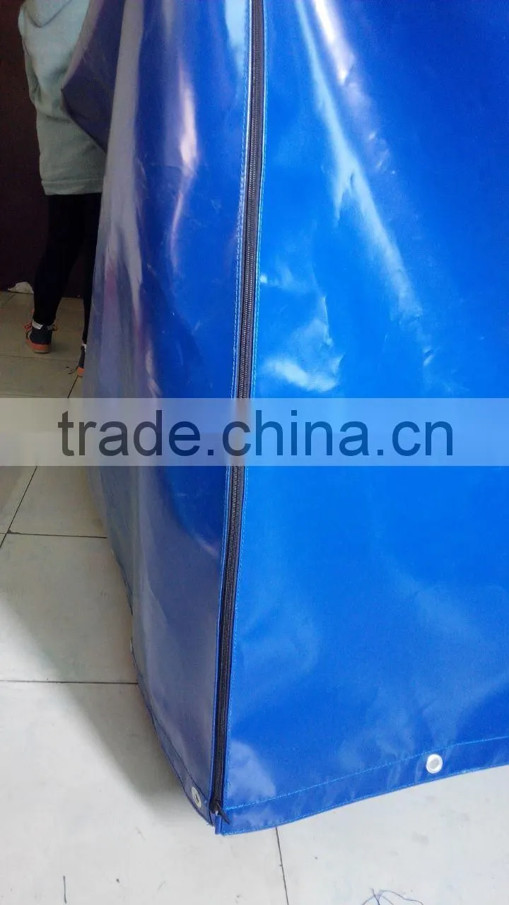 Reusable waterproof open cargo trailer cover