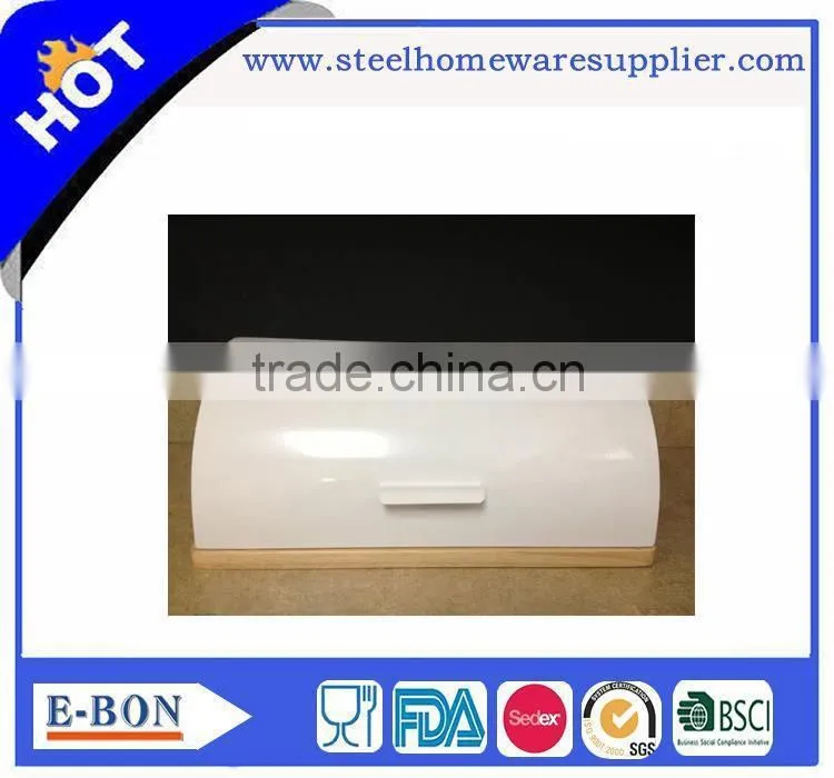 Stainless steel ceramic bread bin