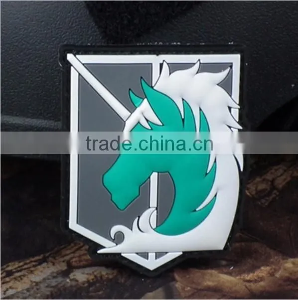 To Advance The Giant Attack On Titan Survey Corps Armbands Pvc Patch Armband Disposable Military Patches Badges