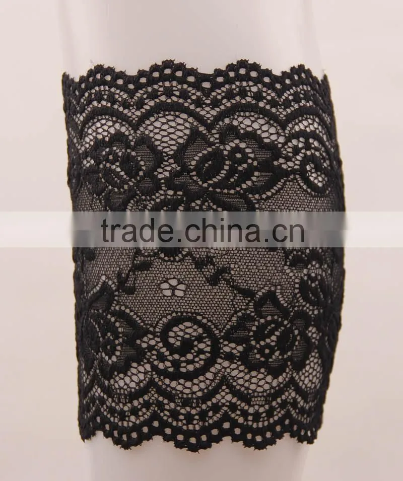 Wholesale Women Lace Leg Warmers Elastic Lace Boot Socks Flower Design Lace Boot Toppers