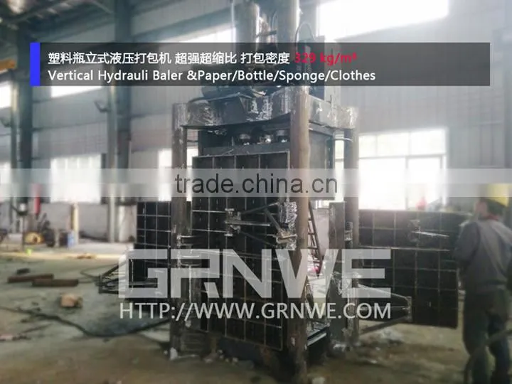 Plastic Scrap Baler/pet Bottle Baling Machine