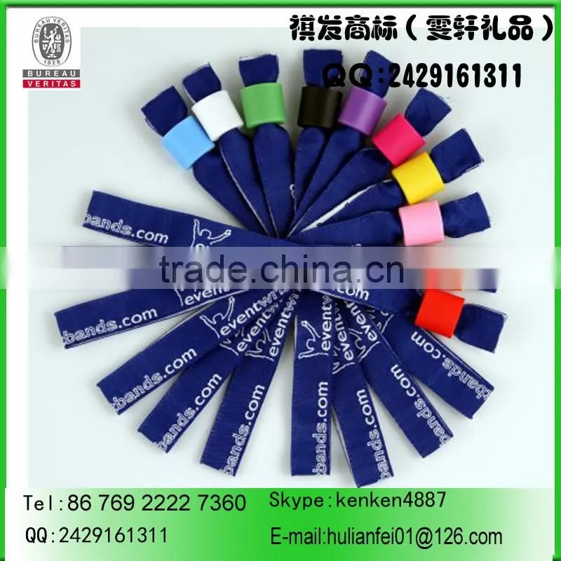 350*15mm colorful woven wristband