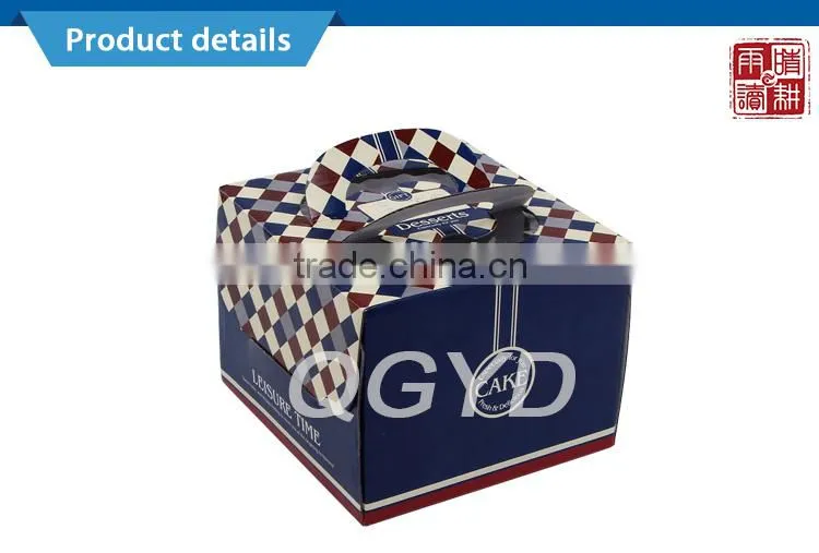 manufacturer custom handmade clear plastic cake box