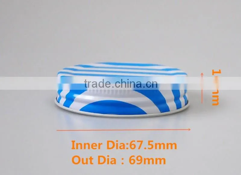 The navy style tinplate caps