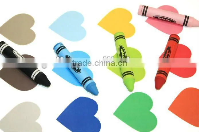 Colorful Crayon cool touch stylus pen