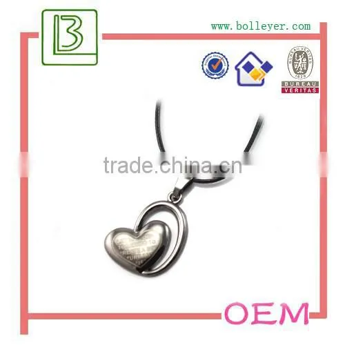 silver logo heart necklace Bridal jewelry bridesmaids gift