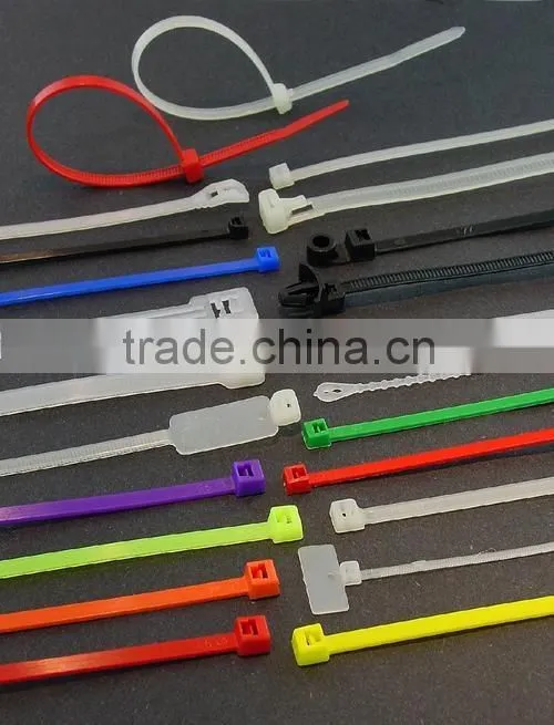 wholesale good market 8*250 releasible Nylon Cable Ties with UL certificate