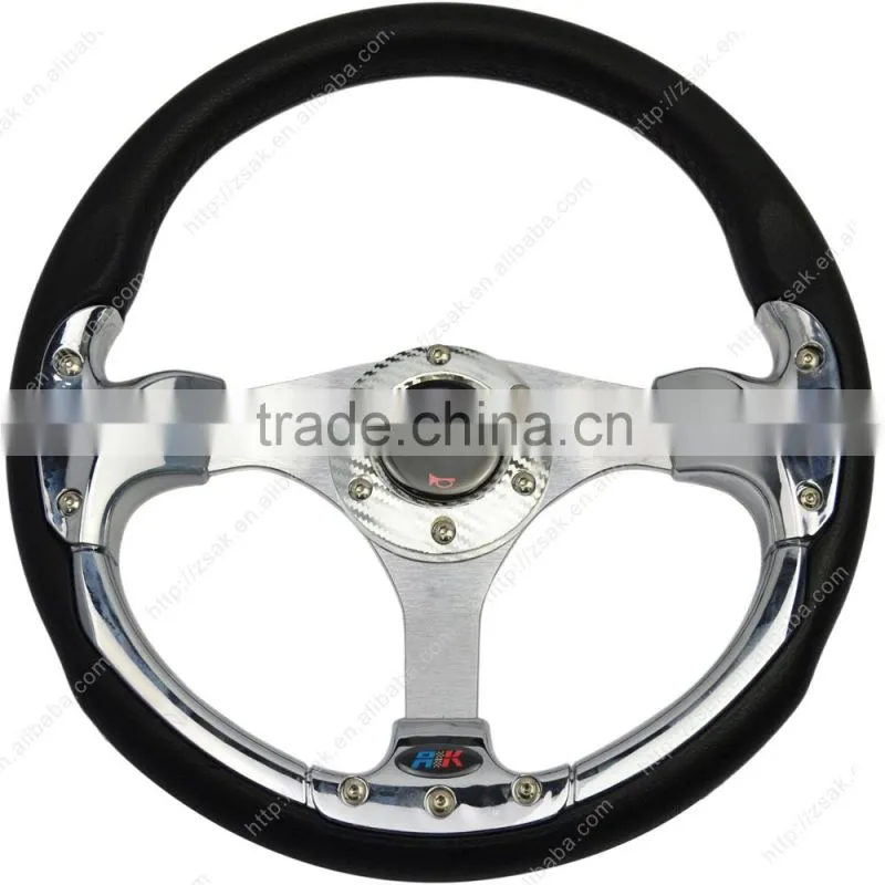 PU colored steering wheel universal steering wheel