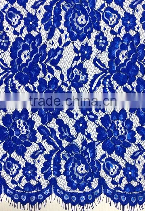 Wholesale Good Quality Nylon/Cotton Strand Lace Fabric T8002-2