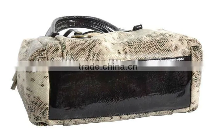 Summer Hot 2012! New Fashion Snake-Skin PU Handbag!
