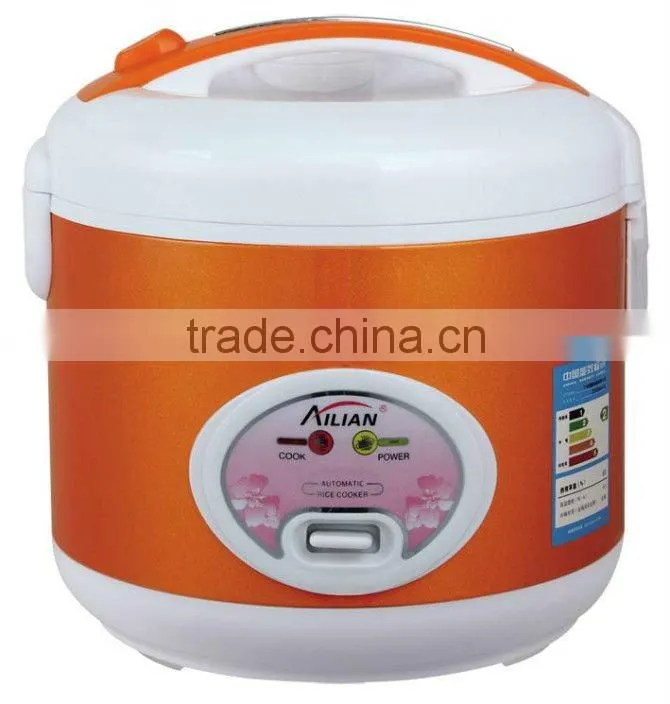 Orange Stainless Rice Cooker