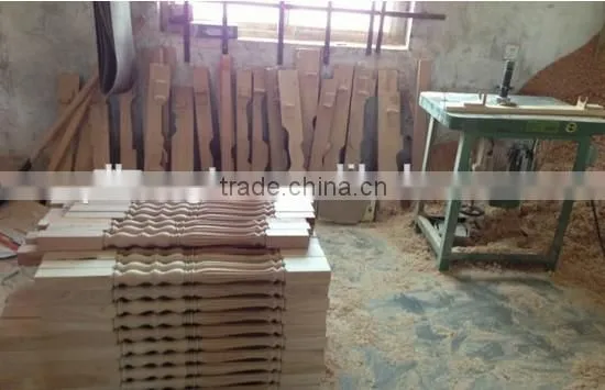 beauty wood stair handrail