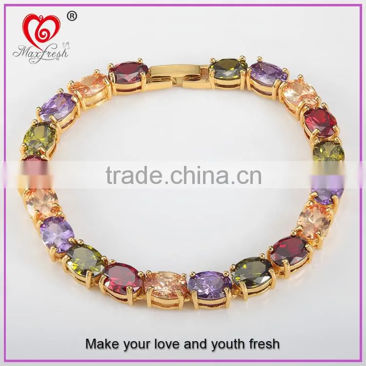 wholesale hot custom fashion zinc alloy bracelet rose gold plating zinc alloy bracelet