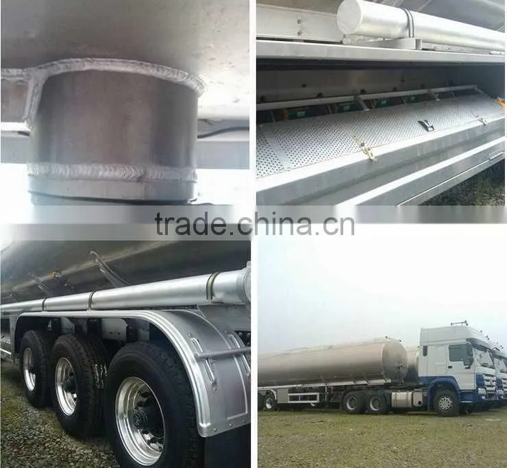 Aluminum tanker capacity in 42.4CBM