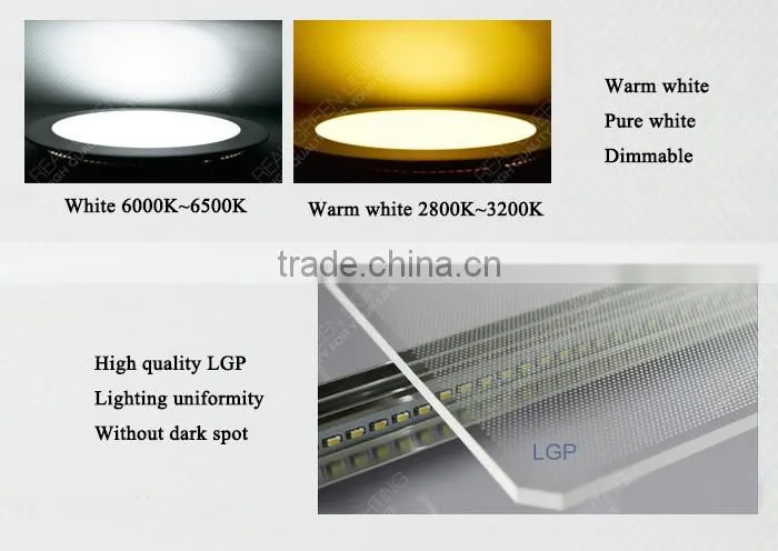 2015 New Design 3W Round SMD 2835 LED Ceiling Panel Light