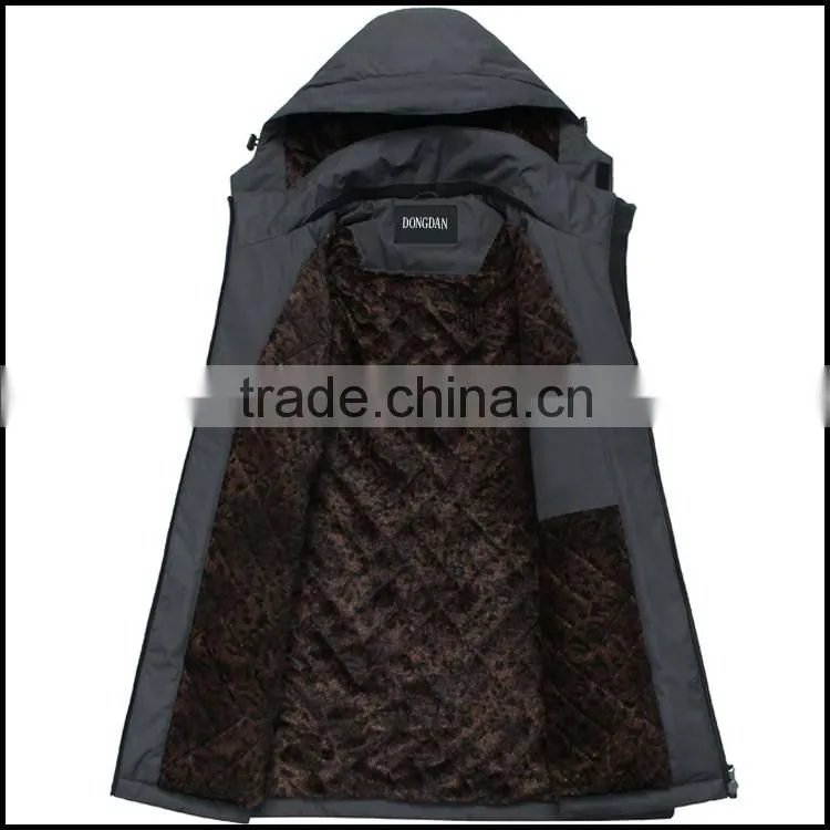 Top quality OEM Outdoor Fleece Lined Polyester Men Sports Jacket