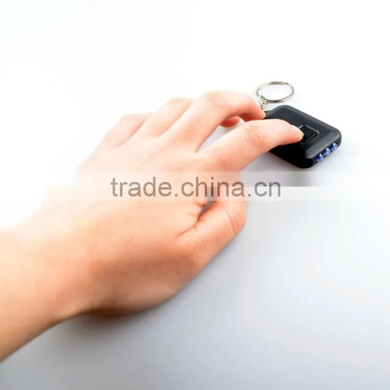 3 LED Solar Key Chain Promotion Gift UV Light Keychain