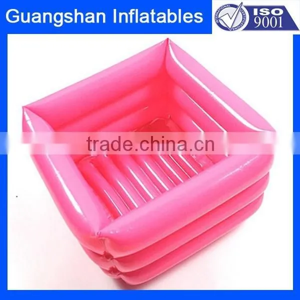 outdoor PVC custom portable foot tub inflatable foot wash basin