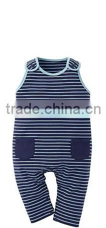 Casual Baby Sleeveless Romper Boys 100 Cotton High Quality Printed Romper