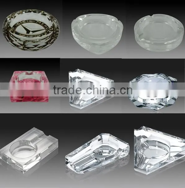 Wholesale Clear Crystal Candleholder For Dinner Table Decoration Menorah