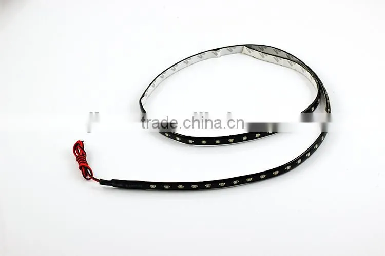 LED 90cm Strip Knight Rider 66 smd Single Green Flashing Led Lights for Cars and Motorcycles